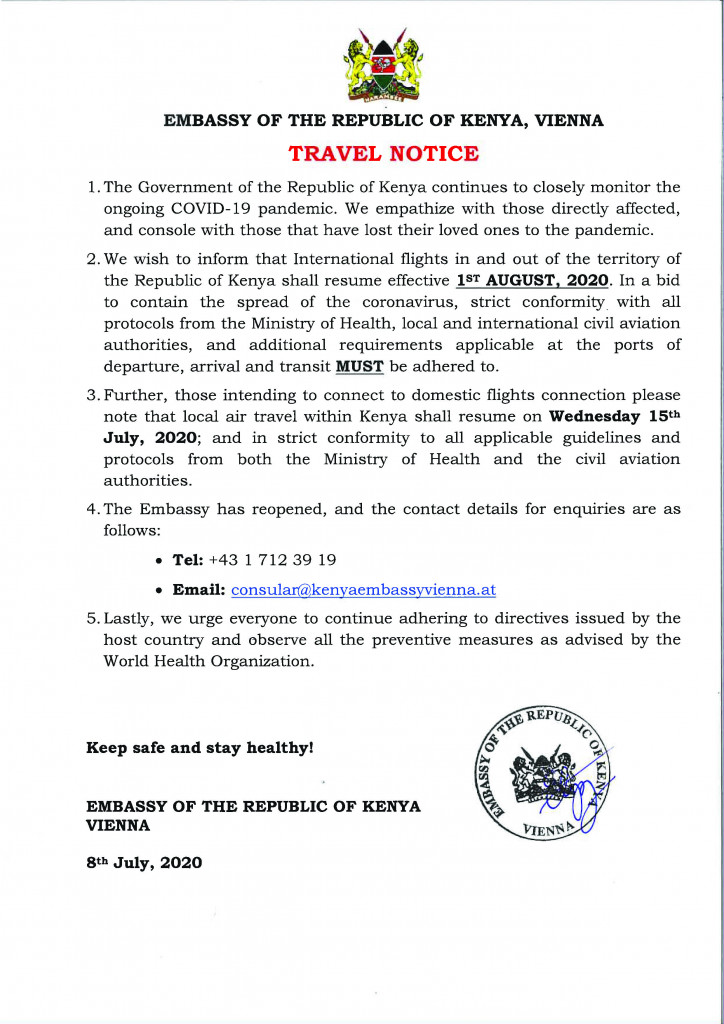News and Events – Embassy / Permanent Mission of the Republic of Kenya