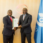 H.E Robinson Njeru Githae, Ambassador/Permanent Representative of the Republic of Kenya presented his Letters of Credentials to Dr. Lassina Zerbo, the Executive Secretary of the Comprehensive Nuclear-Test-Ban Treaty Organization (CTBTO) on Wednesday, 11 December 2019 at the CTBTO Offices at UN Office in Vienna.